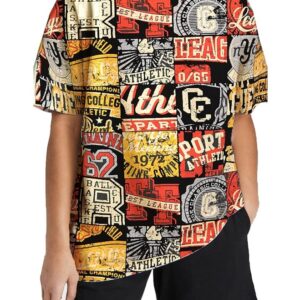 Oversized | Loose Fit | Relaxed Fit | Wide Fit Half Sleeves 100% Cotton Round Neck Printed T-Shirt for Womens/Girls