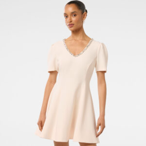 Skip to the beginning of the images gallery Alessia Petite Embellished Mini Dress