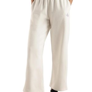 Calvin Klein Jeans Wide Leg Fit Solid Mid Rise Trackpant